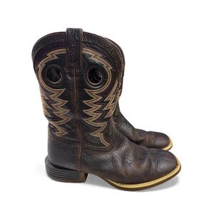 Durango Lil’ Rebel Pro Western Dark Brown 8”Western Boots Size 3.5M